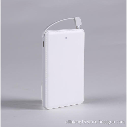 Over-charging protection leather power bank